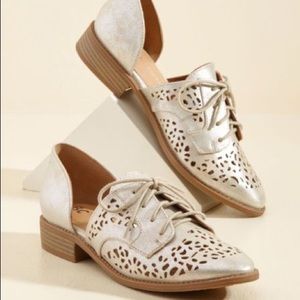 BC Skip Top Vegan Leather Cut Out Oxfords